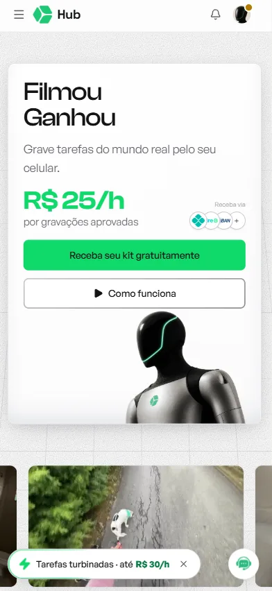 Tela de login